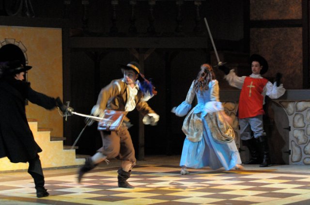 Musketeers in the dark Musketeers in the dark