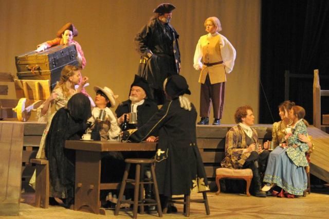 Billy Bones enters the inn