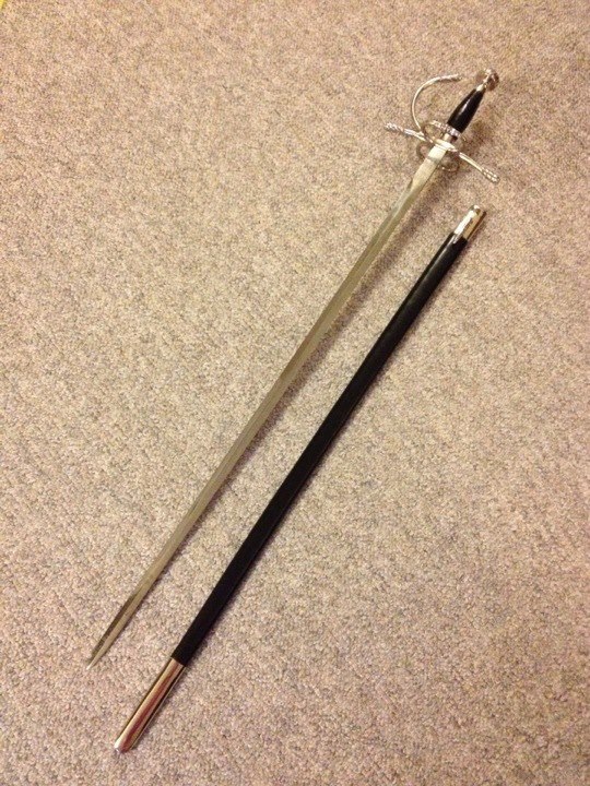 The sword of the Dread Pirate Roberts, from The Princess Bride!