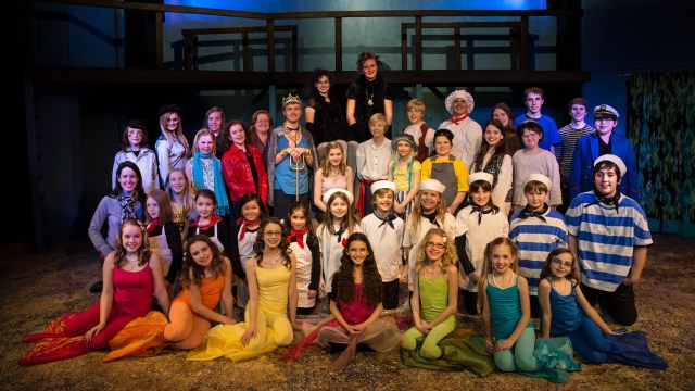 The beautiful cast and crew of The Little Mermaid Jr.!Photo Credit: Malcolm Miller