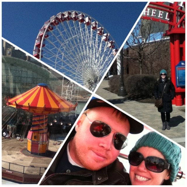 navy pier collage