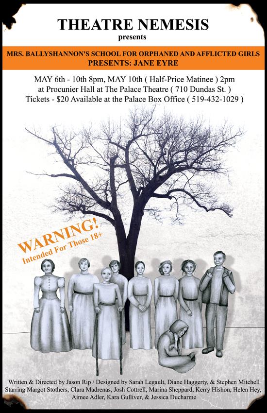 Mrs. Ballyshannon's School for Orphaned and Afflicted Girls Presents Jane Eyre