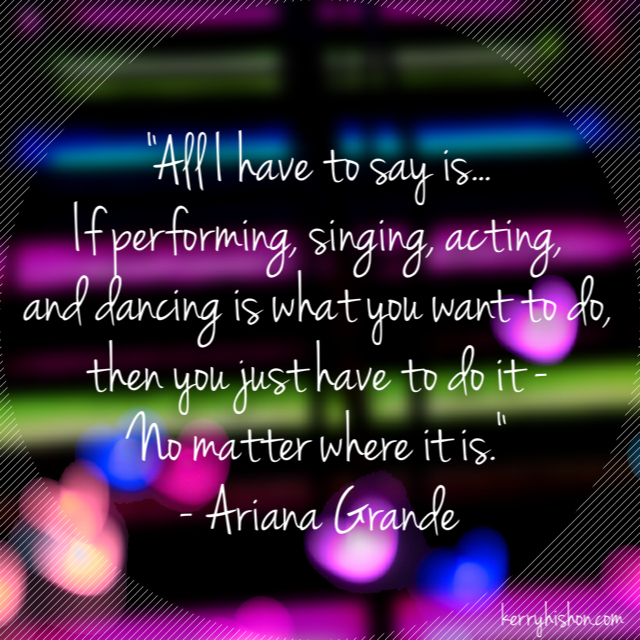 Wednesday Words of Wisdom - Ariana Grande