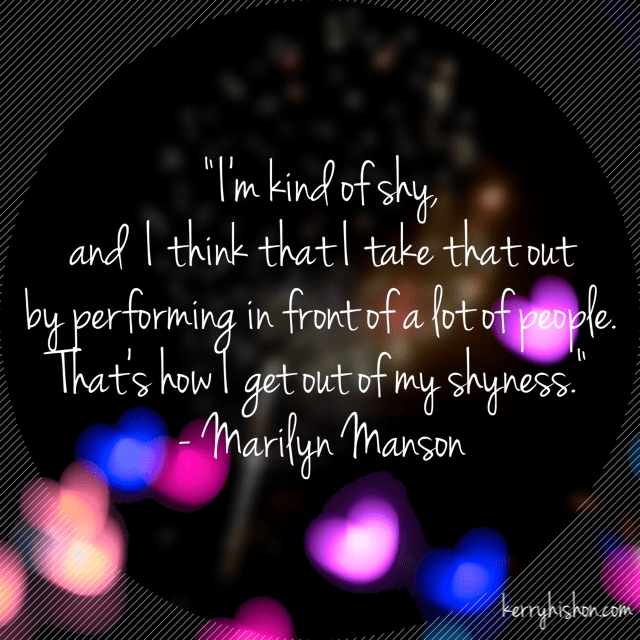 Wednesday Words of Wisdom - Marilyn Manson