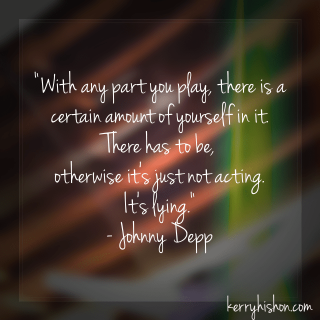 Wednesday Words of Wisdom - Johnny Depp