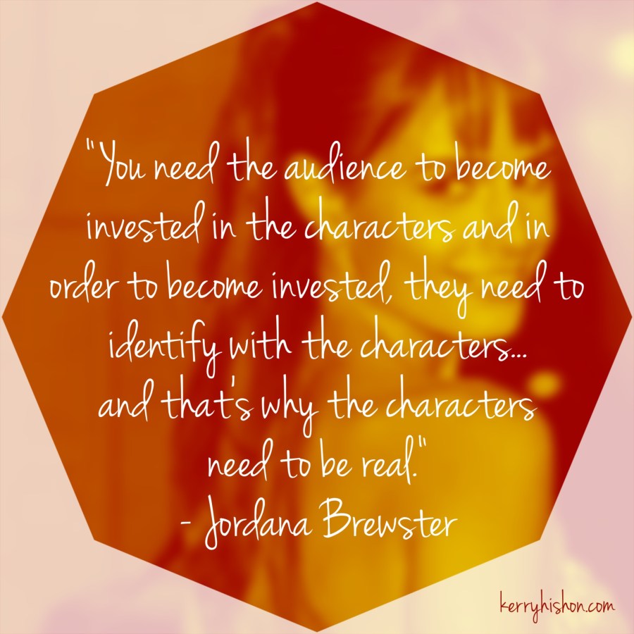 Wednesday Words of Wisdom - Jordana Brewster