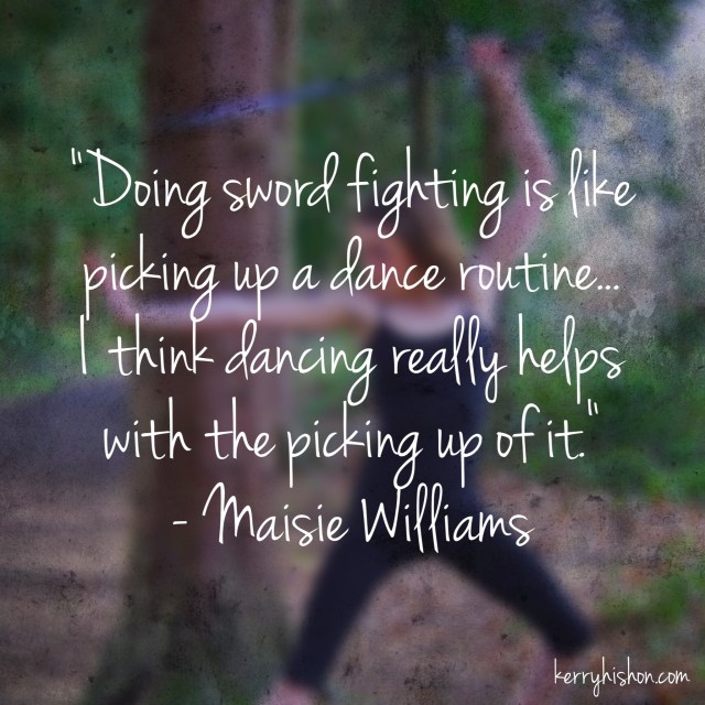 Wednesday Words of Wisdom - Maisie Williams