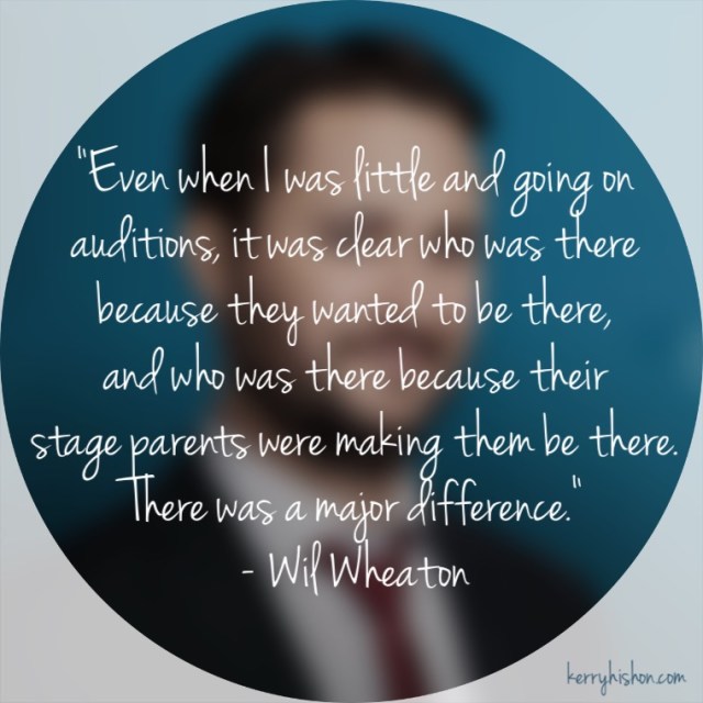 Wednesday Words of Wisdom - Wil Wheaton